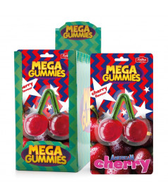 Bonbon gélifié XL Mega Gummies Cerise (120 gr) en gros conditionnement