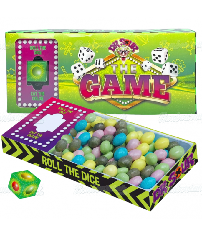 Confiserie ludique Dr Sour The Game + Bonbon DLUO 06/25 en gros conditionnement