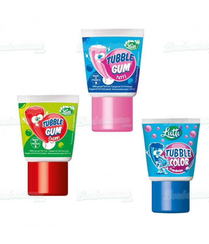 Chewing gum Pack Tubble Gum 3 parfums en gros conditionnement