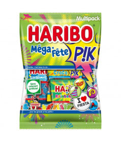 Mega Fête Pik Mix 168 Mini Sachets Haribo en gros conditionnement