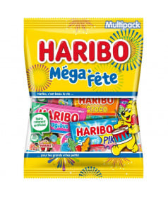 Mega Fête Mix 168 Mini Sachets Haribo en gros conditionnement