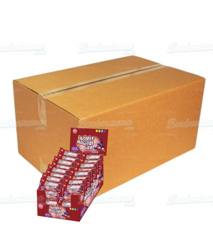 Boule Magique Cola with chewing gum wholesale on bonbonrama.com