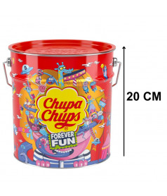 Sucette Chupa Chups Seau Métal Fun Forever
