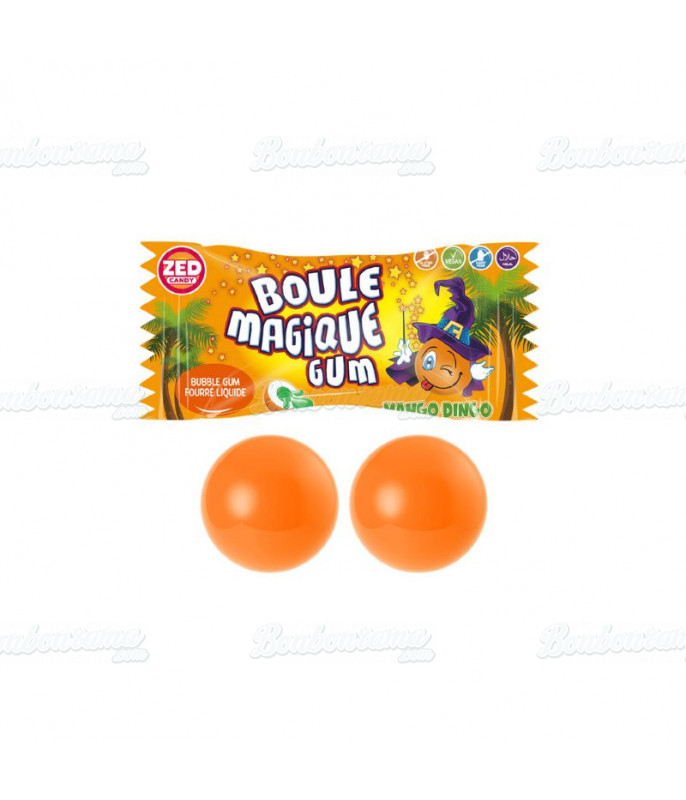 Chewing gum Boule Magique Gum Mango Dingo en gros conditionnement