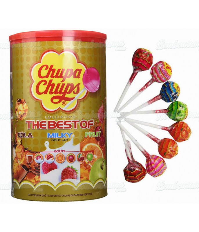 Chupa Chups Best Of x 100 pcs en tubo Chupa Chups Best Of x 100 pcs en tubo
