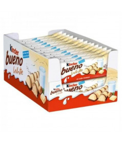 Confiserie chocolat en gros conditionnement Kinder Bueno White