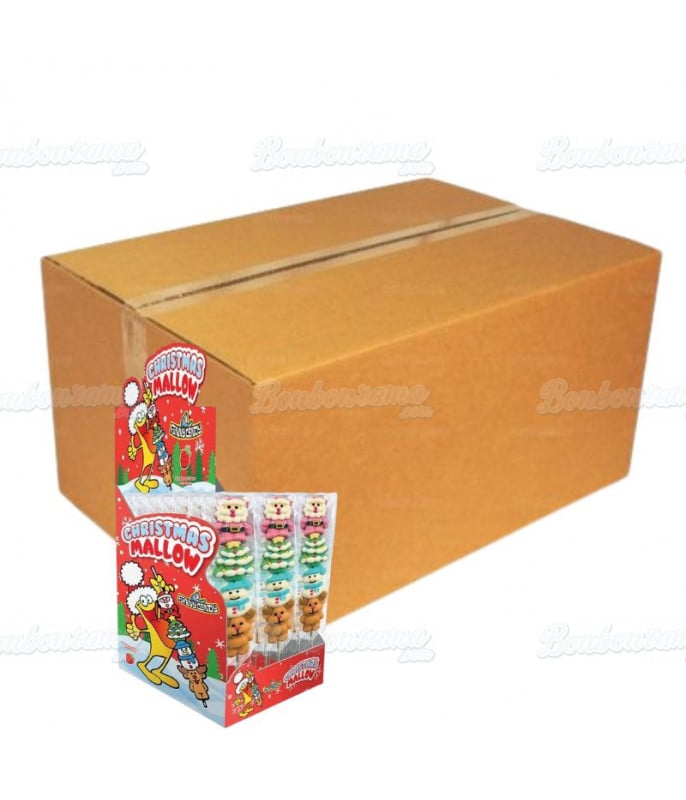 Christmas Mallow Marshmallow Lollipop in Bulk Packaging