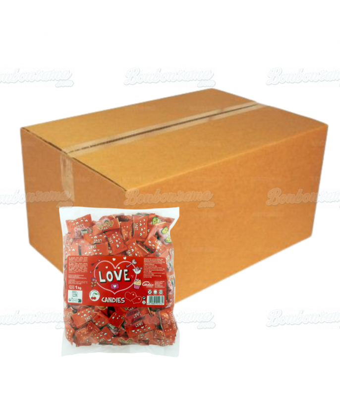Hard Love Candies in bulk packaging on Bonbonrama