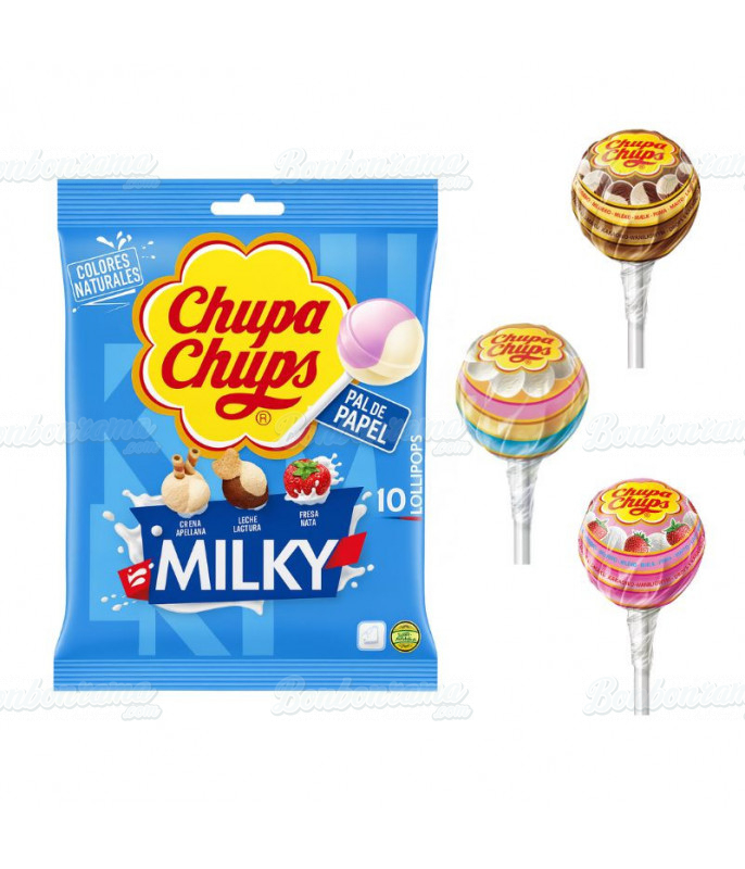 Sachet 10 Sucettes Chupa Chups Milky