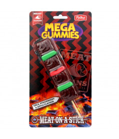 Bonbon gélifié XL Mega Gummies Brochette de Viande (120 g) en gros conditionnement