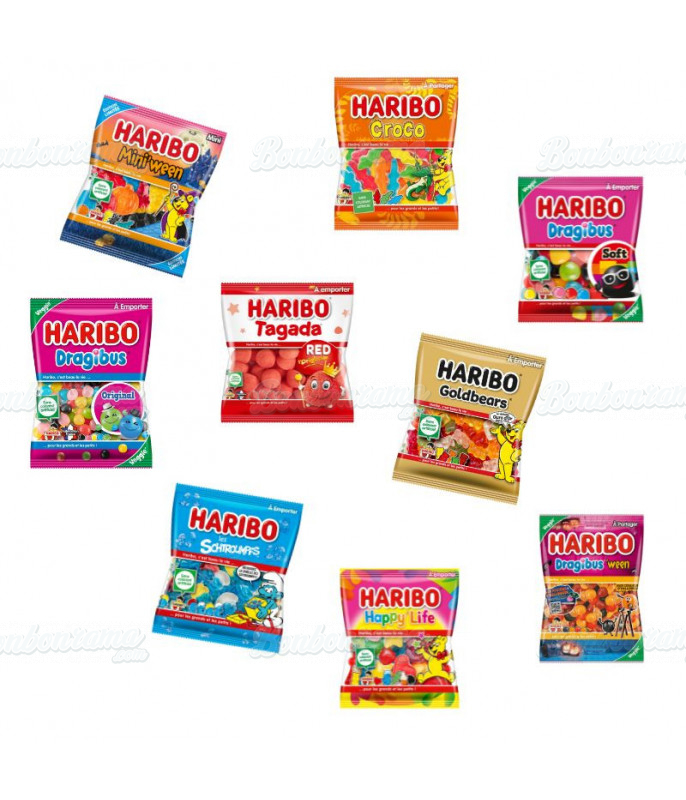 Seau Mini Sachet Haribo en gros conditionnement