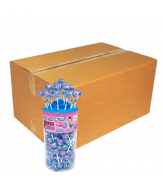 Zure Tongkleurende Lolly Too-Ti – Tube 150 stuks | bonbonrama.com