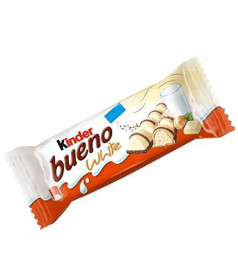Confiserie chocolat en gros conditionnement Kinder Bueno White DLUO 04/26