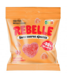 Beutel Rebelle Herz ohne Zucker