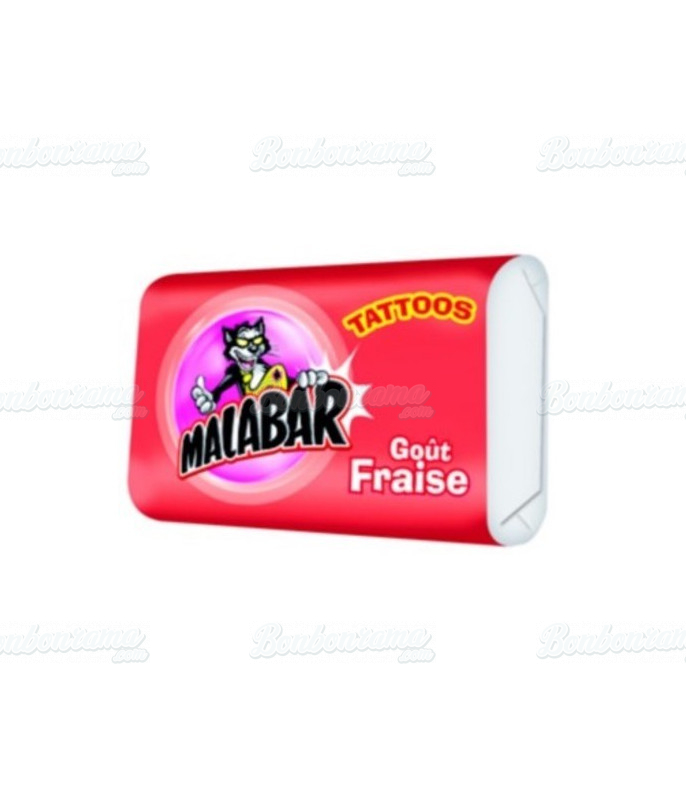Chewing gum Chewing Gum Malabar Fraise DLUO 02/26 en gros conditionnement