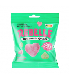 Zakje Rebelle Hart Fluffy