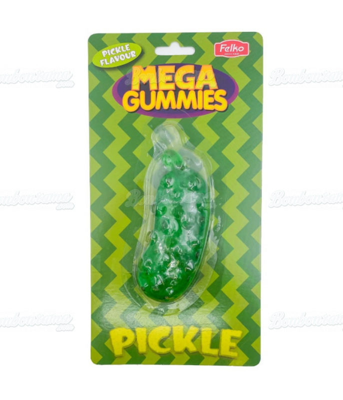 Bonbon gélifié XL Mega Gummies Cornichon (120 g) DLUO 07/26 en gros conditionnement