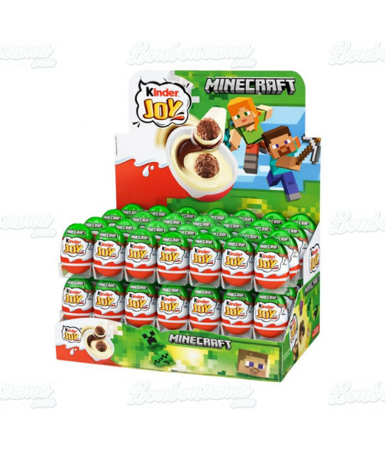 Kinder Joy Milch- & Kakao-Dessertcreme mit Minecraft-Überraschung ...