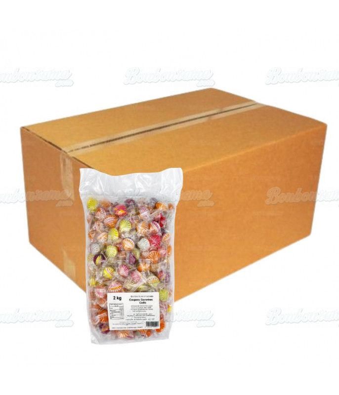 Kubli Gefüllte Muscheln Früchte – Sortimentsbonbons mit Konfitüre | bonbonrama.com