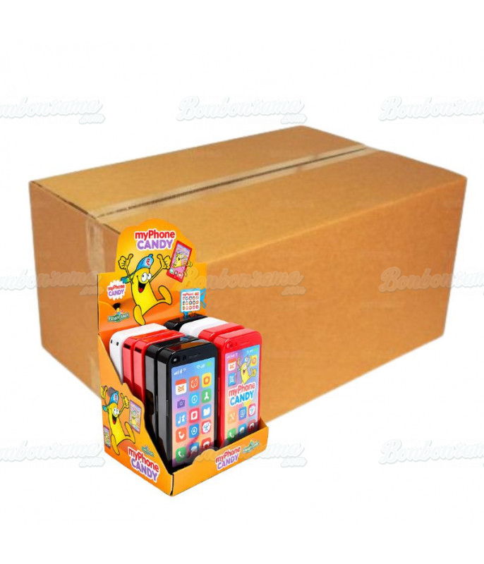 MyPhone Candy Dextrose Sweets Smartphone – Strawberry, Orange, Apple, Raspberry | Display 12 pcs | bonbonrama.com