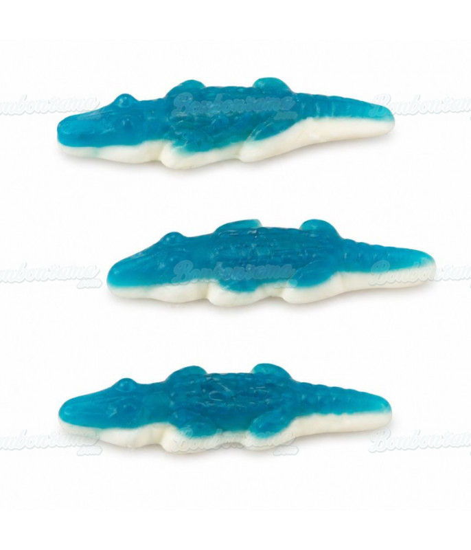 Bonbon gélifié en vrac Crocodile Bleu Lisse Bebeto en gros conditionnement