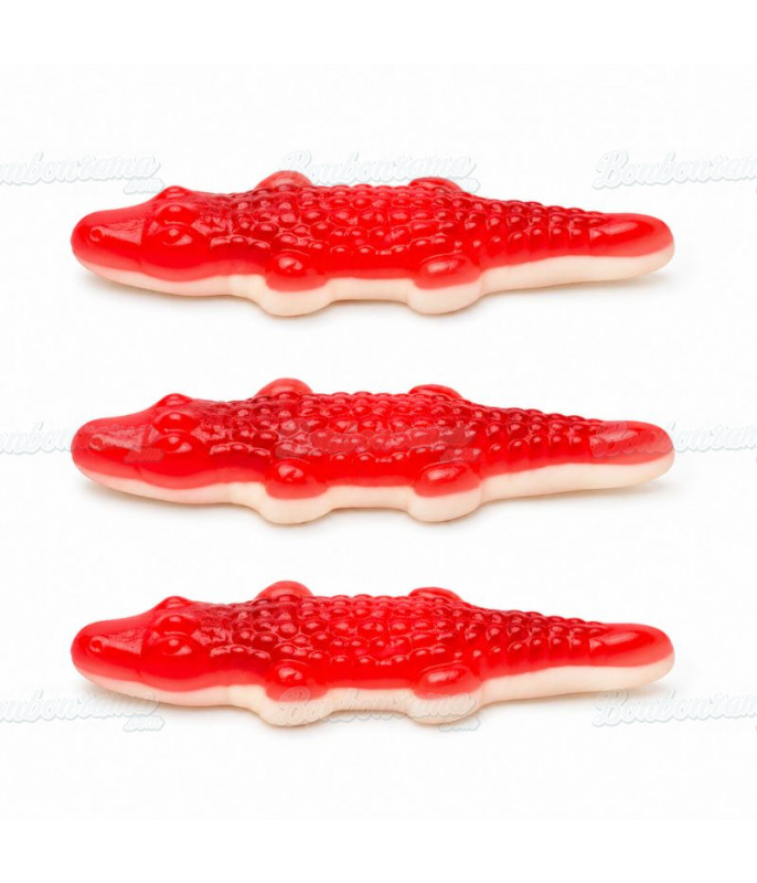Bonbon gélifié en vrac Crocodile Rouge Lisse Bebeto en gros conditionnement