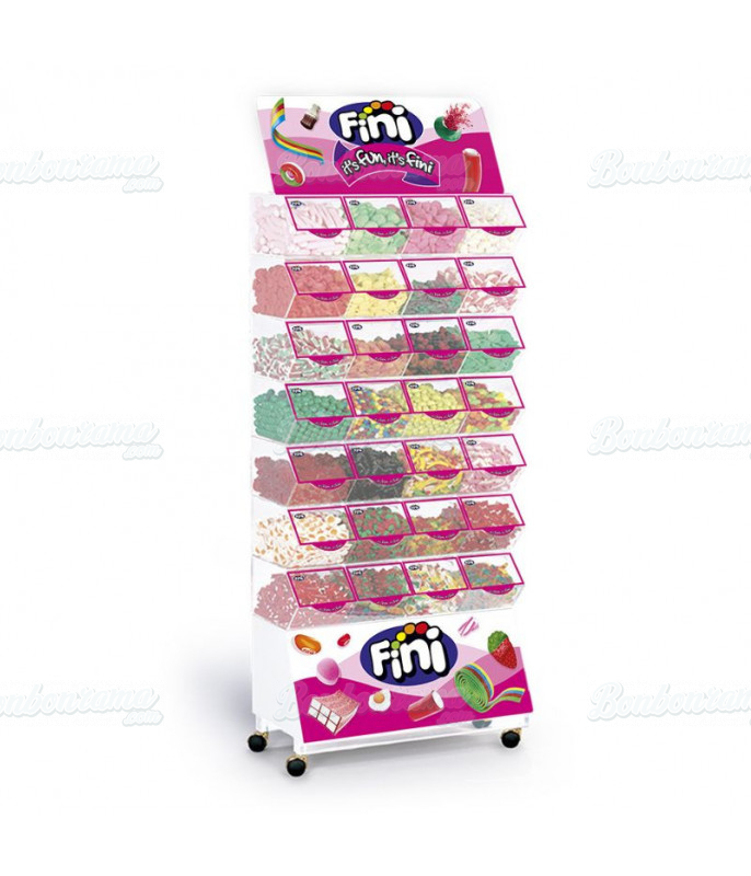 Wholesale Plexiglas Display 28 Trays on Wheels