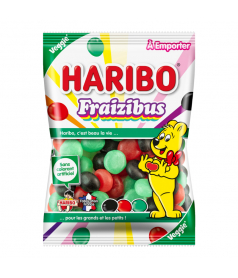 Sachet Haribo 100 g Fraizibus DLUO 05/26 en gros conditionnement