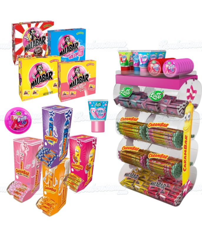 Pack Carambar 1580 pcs + Présentoir offert