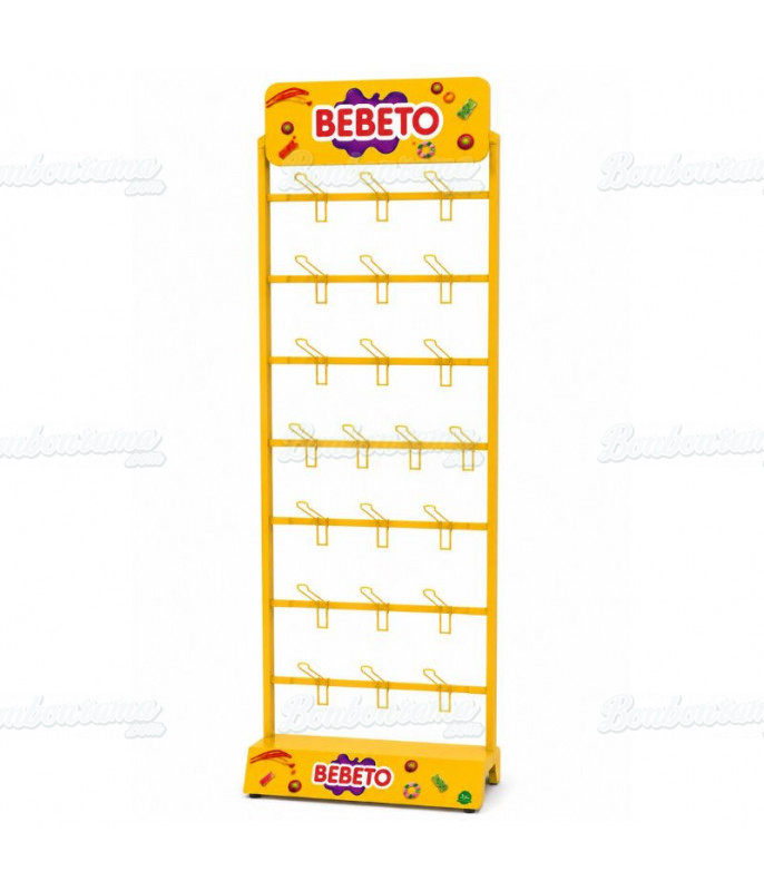 Expositor metálico Bebeto 22 ganchos – Disponible en Bonbonrama.com