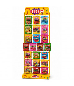 Expositor metálico Bebeto 22 ganchos – Disponible en Bonbonrama.com