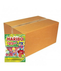 Bonbon gélifié en vrac Sachet Haribo 500 g Langue Pik DLUO 08/26 en gros conditionnement