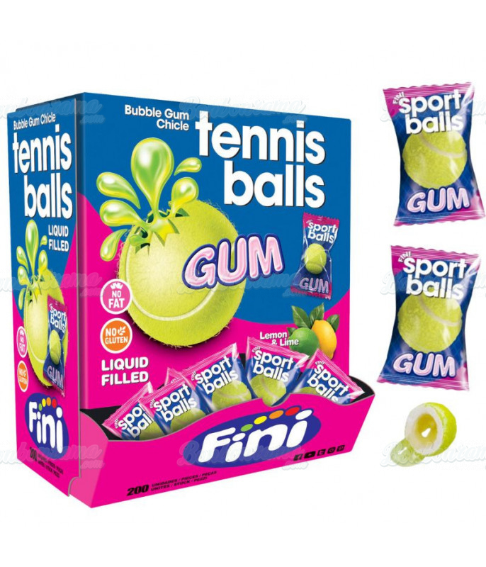 Chewing gum Fini Box Tennis Ball Gum en gros conditionnement