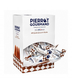 Sucettes Distributeur Sucette Pierrot Gourmand Caramel en gros conditionnement
