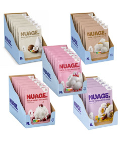 Pack Algodón de Azúcar Sin Azúcar Nuage 20 g – 5 Sabores Surtidos – Pack de 5 Cajas