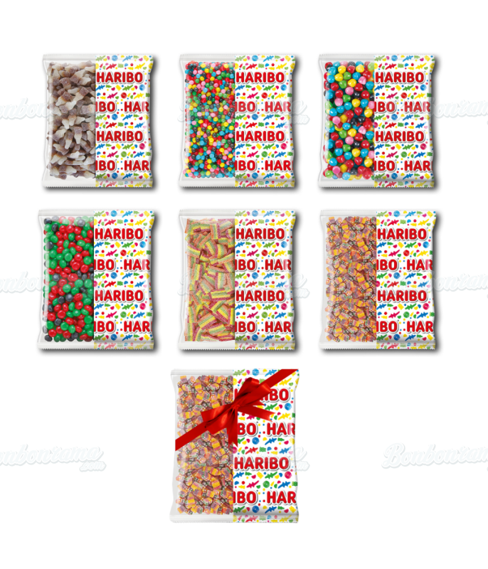 Mini bag of 40 gr Happy Life in carton of 210 units
