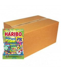 Mega Fête Pik Mix 168 Mini Sachets Haribo DLUO 07/26 en gros conditionnement