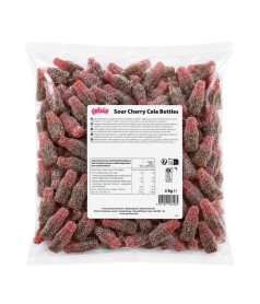 Frisia Sour Cherry Cola Bottles – Golosinas Ácidas de Cereza y Cola a Granel