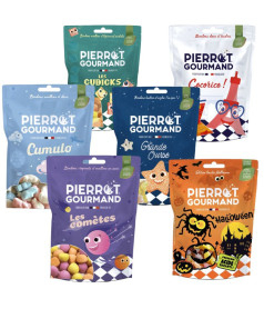 Pack Sachet Pierrot Gourmand + Présentoir Offert en gros conditionnement