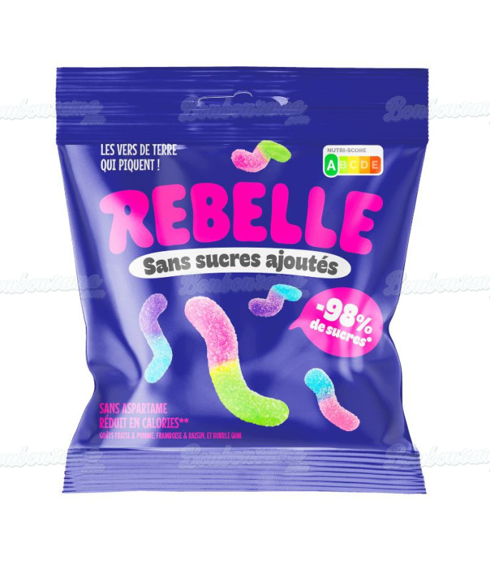 Vers Acides Rebelle 12 x 50 g – Bonbons en gros