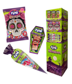 Lot 66 pcs Halloween Fini + Présentoir
