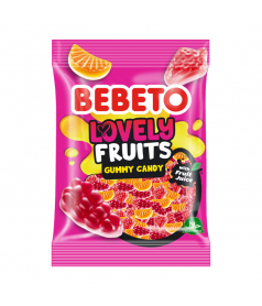 Geleisnoepertje in fruitvorm Bebeto in grote verpakking op Bonbonrama.com