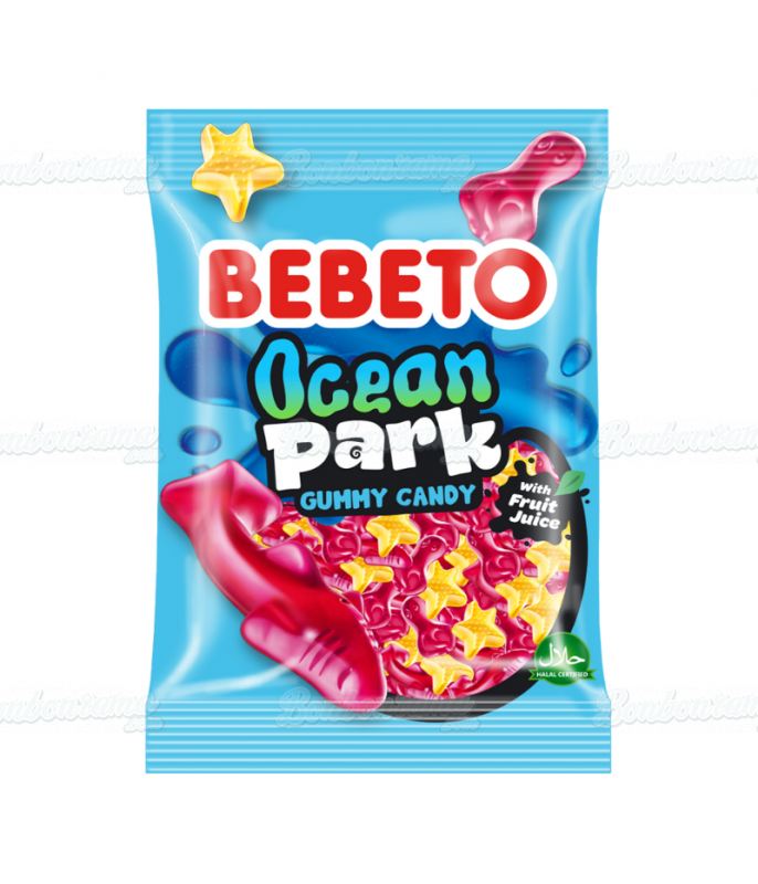 Fruchtgummi mit fruchtigem Flüssigkern von Bebeto im Großgebinde auf Bonbonrama.com