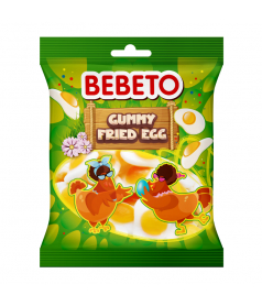 Spiegelei-Gummi-Bonbon Bebeto in Großpackungen auf Bonbonrama.com