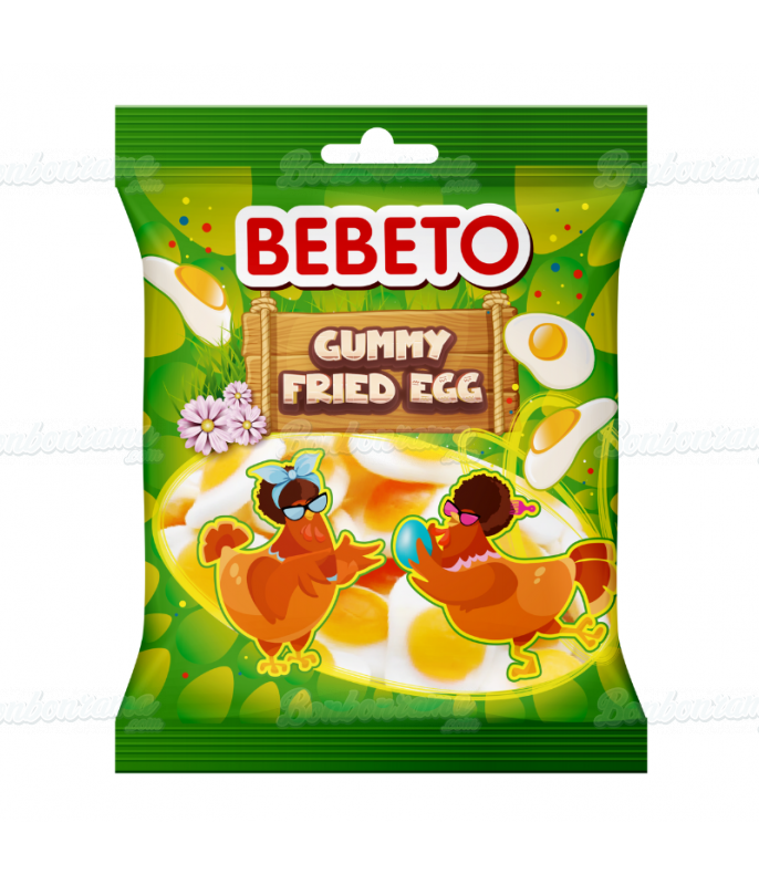 Oeuf au plat gélifié Bebeto en gros conditionnement sur Bonbonrama.com