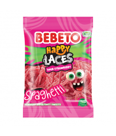 Spaghetti Bebeto Fraise en gros conditionnement sur Bonbonrama.com