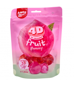 Beutel 120 gr 4D Fruit Gummy Pfirsich