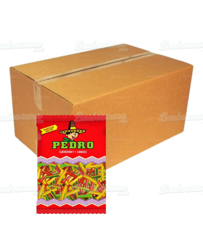 Mix Pedro Stokjes 1 kg – Gevulde Fruitige Geleisnoepjes – Bulkverkoop