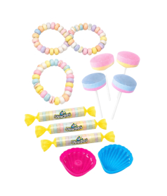 Pack retro divertido Funny Candy de 132 g – Expositor de 16 bolsas