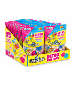 Retro Fun Pack Funny Candy 132 g – Présentoir de 16 Sachets